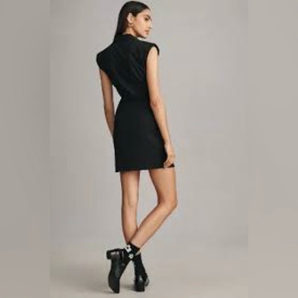 Anthropologie Black Button-Down Dress - Picture 2 of 5